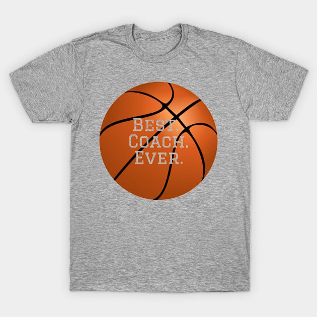 Best Basketball Coach T-Shirt by College Mascot Designs